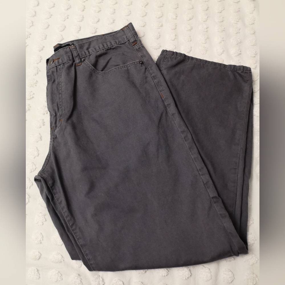 Calvin Klein Men's Grey Slim Straight Gray Jeans 36x30